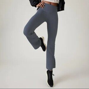 ATHLETA Salutation Stash Flare Pant in Granite Blue X-small